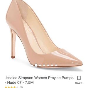 Jessica Simpson beige pumps